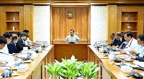 Prime Minister Tarique Rahman chairs a meeting on environmental pollution. 
