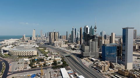 A drone view shows Kuwait City, in the aftermath of strikes by Israel and the U.S. on Iran, in Kuwait, February 28, 2026. 