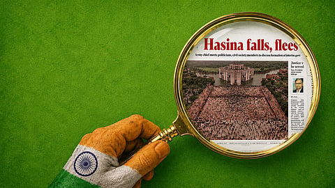Both the South Block and the Godi media witnessed a paradise lost in Bangladesh with the fall of a "loyal friend" named Sheikh Hasina