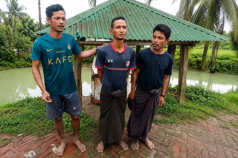 Three Myanmar Border police 