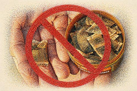Anti-tobacco activists urge the government to ban nicotine pouches