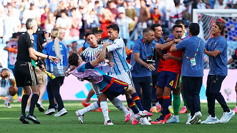FIFA to investigate World Cup final post-match brawl