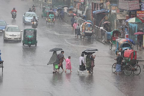 BMD has forecast rain across all eight divisions in 24 hours commencing 9 am on Wednesday