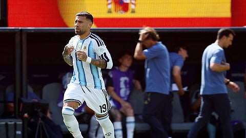 Argentina's Nicolas Otamendi