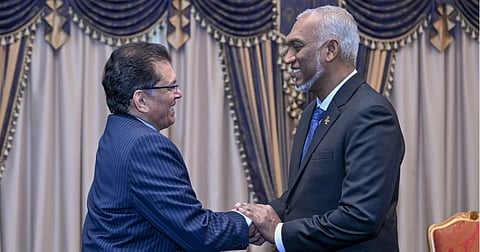 Maldives President warmly welcomed Bangladesh's Foreign Minister on Saturday