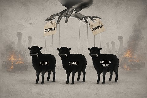 Silence is not a blank canvas; it is an active political stance