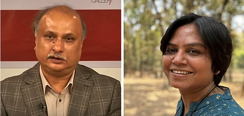 Journalists Mozammel Babu (left) and Farzana Rupa have been charged in a crimes against humanity case filed at Bangladesh’s International Crimes Tribunal. 