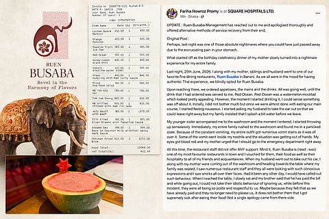 Restaurant had proposed several compensation and service recovery options
