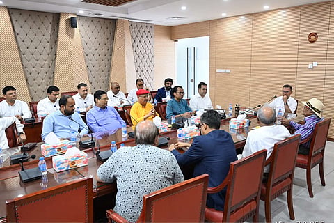Prime Minister Tarique Rahman meets members of the National Editors' Council on July 27, 2026