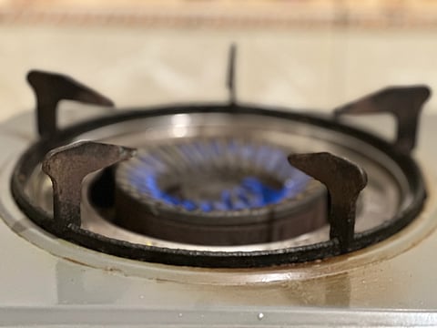 Gas pressure is severely low at households 