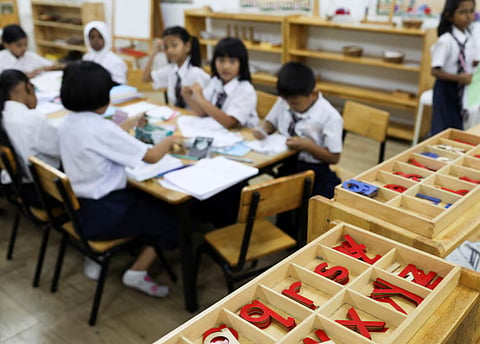 Students at a school for refugees participate in learning activities amid a spike in online hate speech targeting the Rohingya community, at Kuala Lumpur, Malaysia, July 13, 2026. 