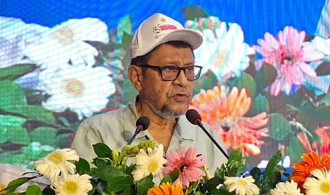 Health and Family Welfare Minister Sardar Md Sakhawat Husain addresses the inaugural session of the World Breastfeeding Week 2026 at the National Institute of Burn and Plastic Surgery in the capital. 