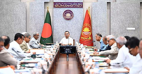Prime Minister Tarique Rahman chairs the Cabinet meting at the Bangladesh Secretariat on July 3, 2026. 