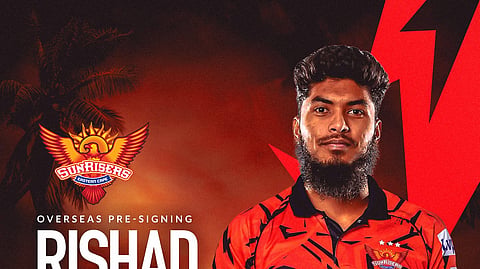 Bangladesh leg-spinner Rishad Hossain