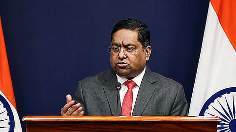 Indian Ministry of External Affairs (MEA) spokesperson Randhir Jaiswal 