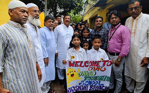 At the JAAGO Foundation School at Assam Colony in Rajshahi city on August 29, 2026.