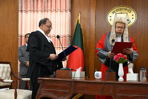 Chief Justice administers oath to Justice Habibul Ghani on August 30, 2026.