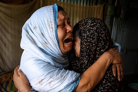 The first time Firoza Begum met her Family members after a long time 
