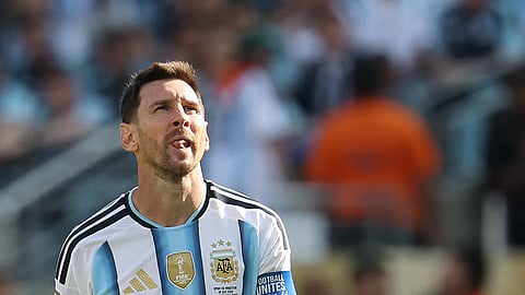 Argentina's Lionel Messi during the 2026 FIFA World Cup.