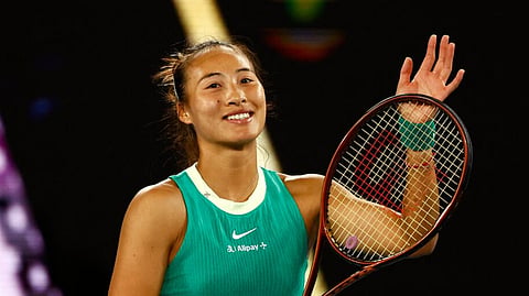 China's Qinwen Zheng.
