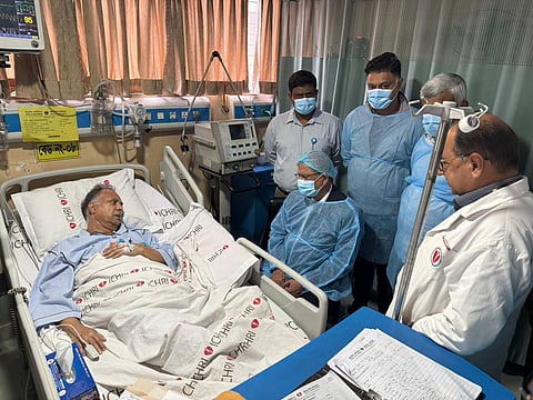 President visits the ailing Power minister at the hospital on September 2, 2026