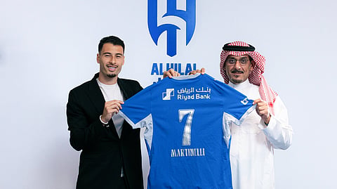 Brazil's Gabriel Martinelli has signed with Saudi Pro League Club Al-Hilal.
