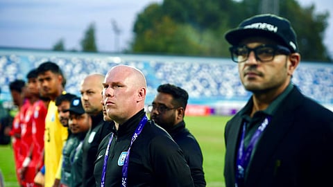 Former Bangladesh U20 men's football team coach Gerard Jones.