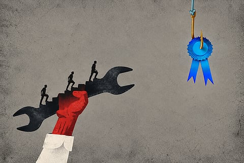 Grey meritocracy
