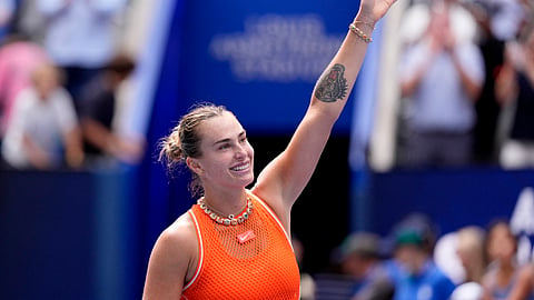 Belarus' Aryna Sabalenka.