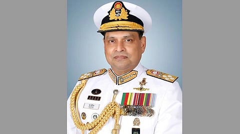 Chief of Naval Staff Admiral Khondkar Misbah ul Azim
