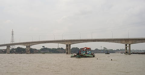 Demra bridge on Tarabo-Demra Road. 