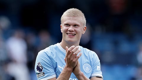 Manchester City's Erling Haaland.