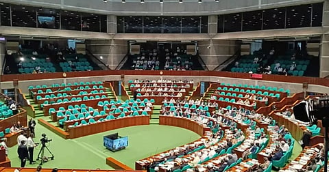 The opposition lawmakers walked out of the House before the passage of the National Human Rights Commission Bill and the Enforced Disappearance Prevention and Redress Bill on September 6, 2026.