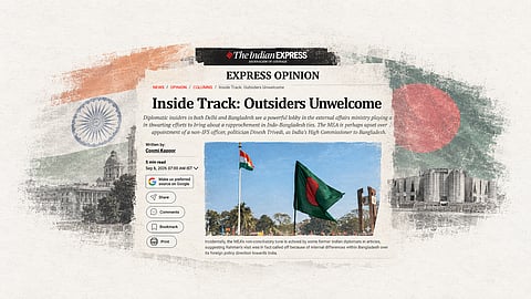 Indian Express column