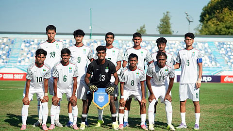 Bangladesh Under-20 men's football team.
