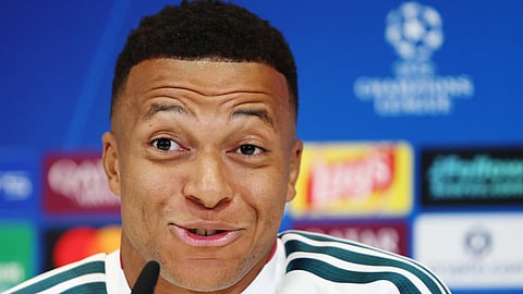 Real Madrid's Kylian Mbappe.