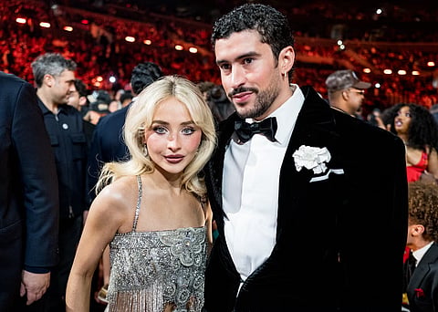 Bad Bunny and Sabrina Carpenter at the 78th Creative Arts Emmy Awards
