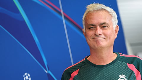 Real Madrid coach Jose Mourinho.