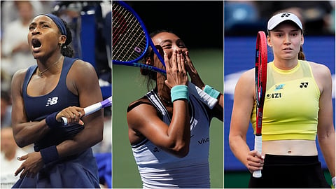 Coco Gauff, Zheng Qinwen and Elena Rybakina.