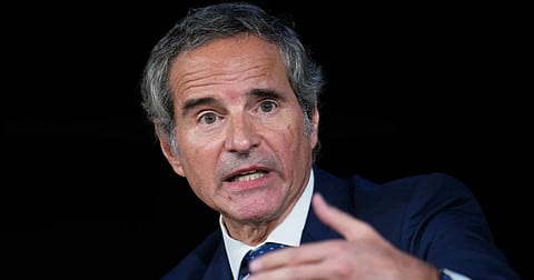 Rafael Grossi, one of four candidates for the next U.N. secretary-general, attends the “The Leader the U.N. Needs: Choosing the Next Secretary-General” event in London on May 28, 2026.