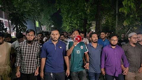 Demonstrations were held at Dhaka University, Rajshahi University, Jahangirnagar University, Noakhali Science and Technology University and Islamic University