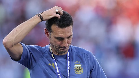 Argentine coach Lionel Scaloni.