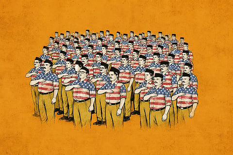 The Hindu Swayamsevak Sangh, which has for many decades run the American branches of the Sangh, is not present either as a foreign principal or as a registrant