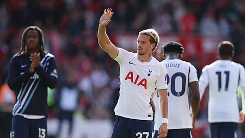 Tottenham Hotspur winger Mykhailo Mudryk.