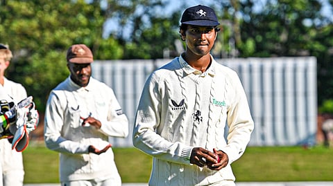 Kent's Bangladesh pacer Hasan Mahmud.