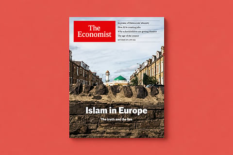 Cover of the latest issue of The Economist 