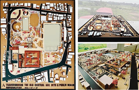 Over the years, many have aspired to transform the site of the old Sylhet jail, a historic site. This is one of many plans, shared by Studio X.