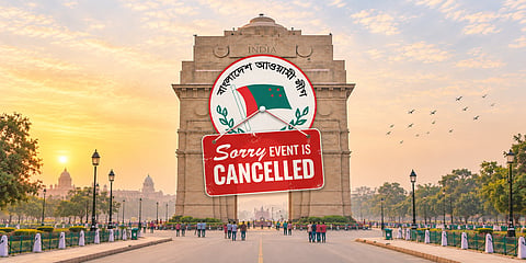 The closed-door meeting was supposed to be held at the residence where Hasina has been staying in New Delhi 