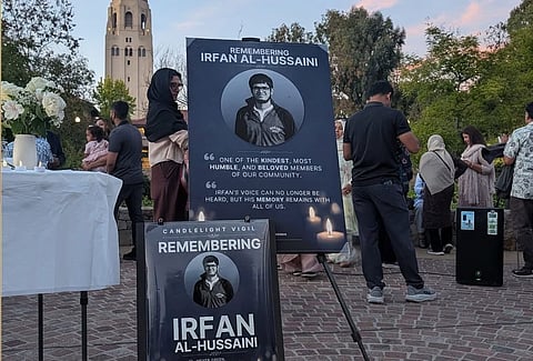 A candlelight vigil observation remembering Irfan