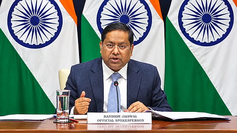 Indian External Affairs Ministry spokesperson Randhir Jaiswal